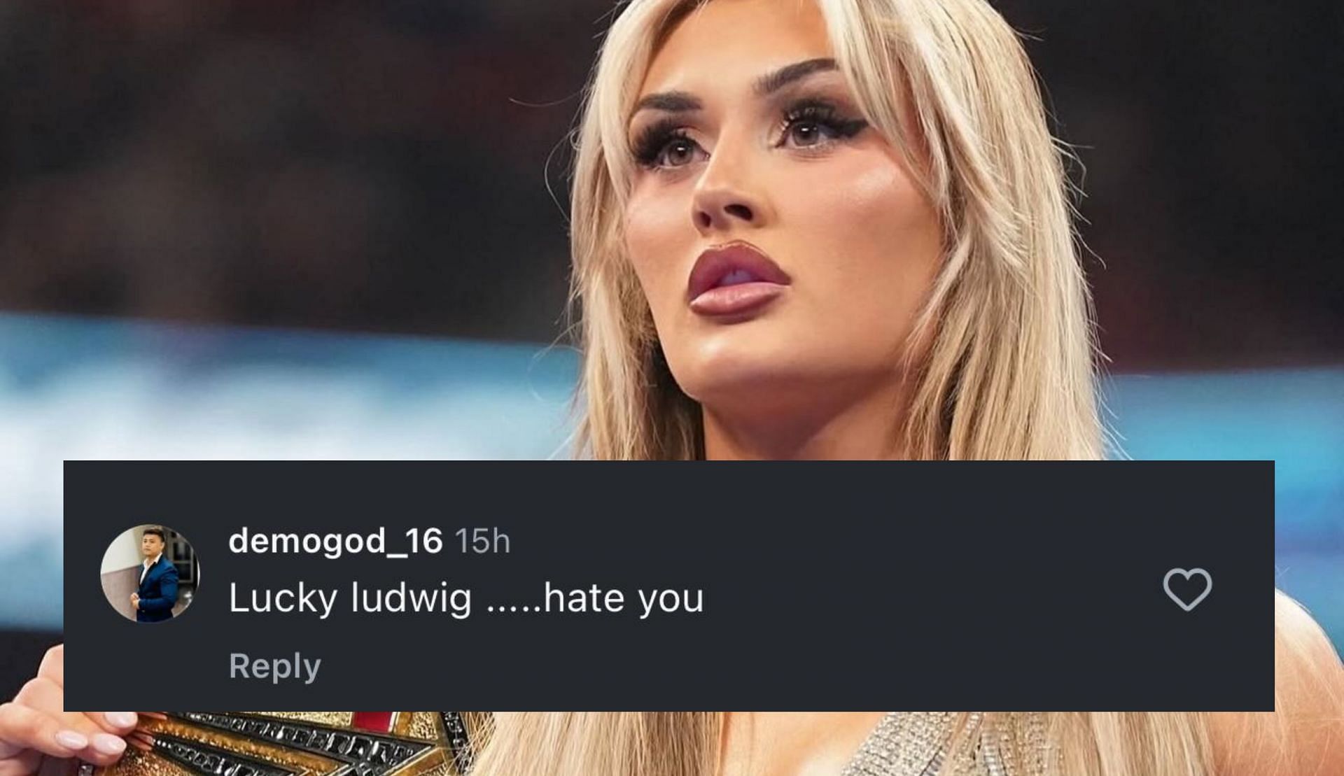 WWE फैन का कमेंट (Photo: Tiffany Stratton Instagram)